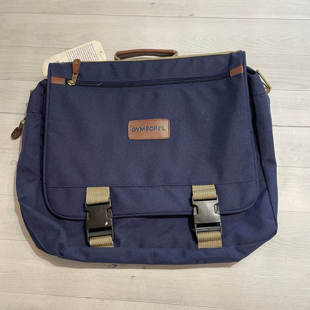 Gymboree navy blue canvas messenger‎ bag NEW